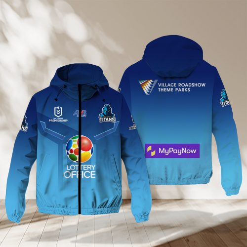Gold Coast Titans Waterproof Jacket PURRJ225