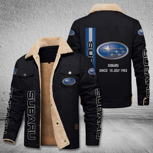 Subaru Leather Jacket VITHL086