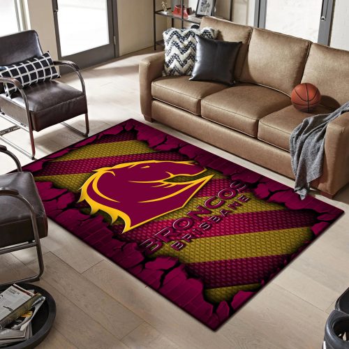 Brisbane Broncos DMHF1049 Multicolor Rug