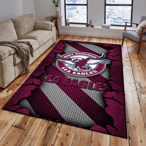 Manly Warringah Sea Eagles DMHF1055 Multicolor Rug