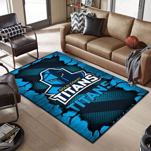 Gold Coast Titans DMHF1054 Multicolor Rug