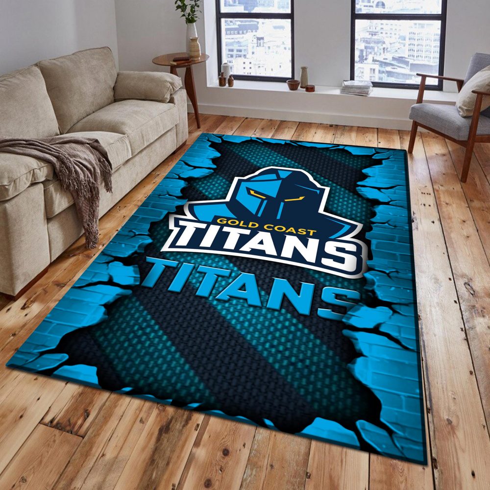 Gold Coast Titans DMHF1054 Multicolor Rug