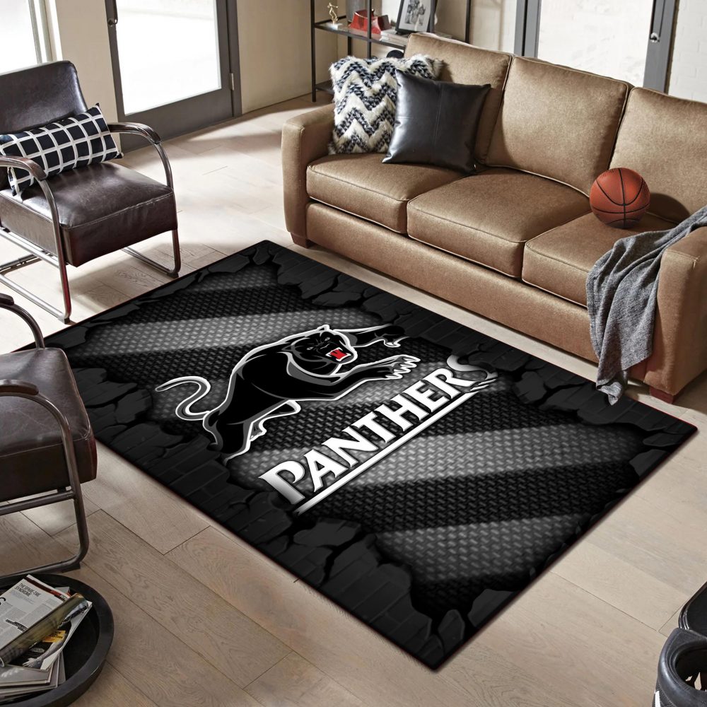 Penrith Panthers DMHF1061 Multicolor Rug