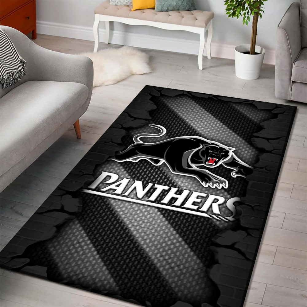 Penrith Panthers DMHF1061 Multicolor Rug