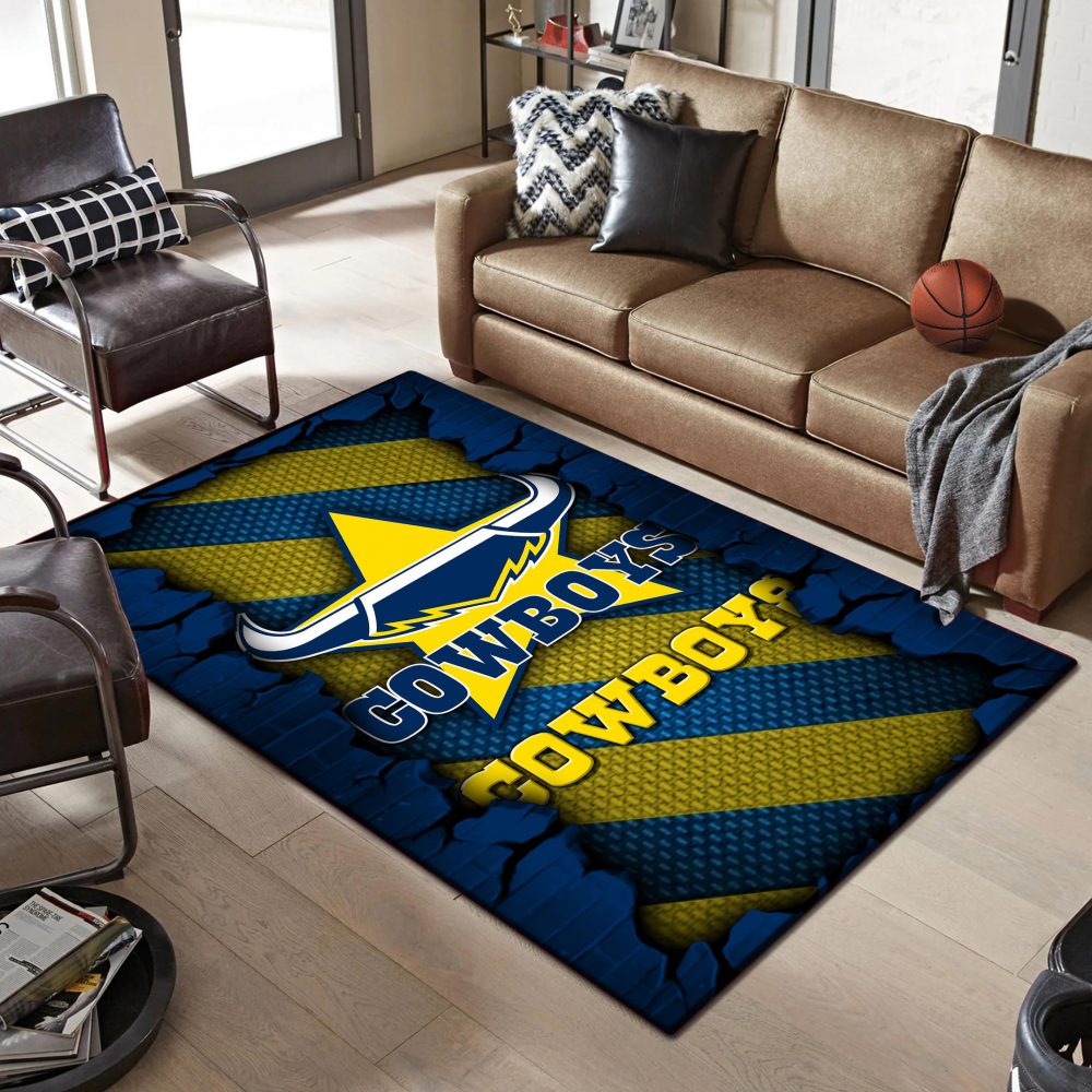North Queensland Cowboys DMHF1059 Multicolor Rug