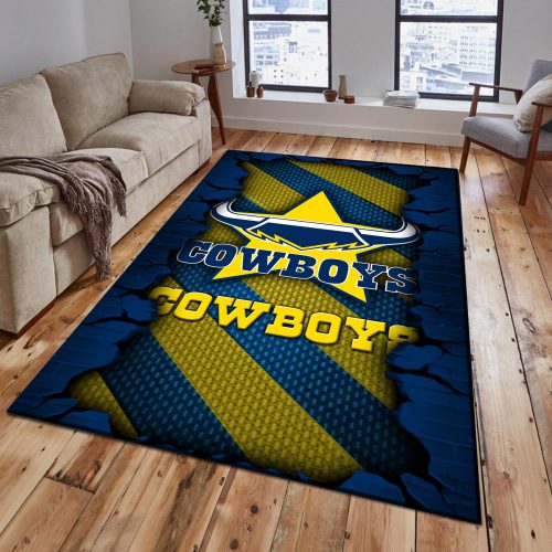 North Queensland Cowboys DMHF1059 Multicolor Rug