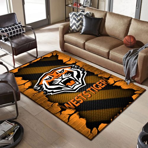 Wests Tigers DMHF1065 Multicolor Rug