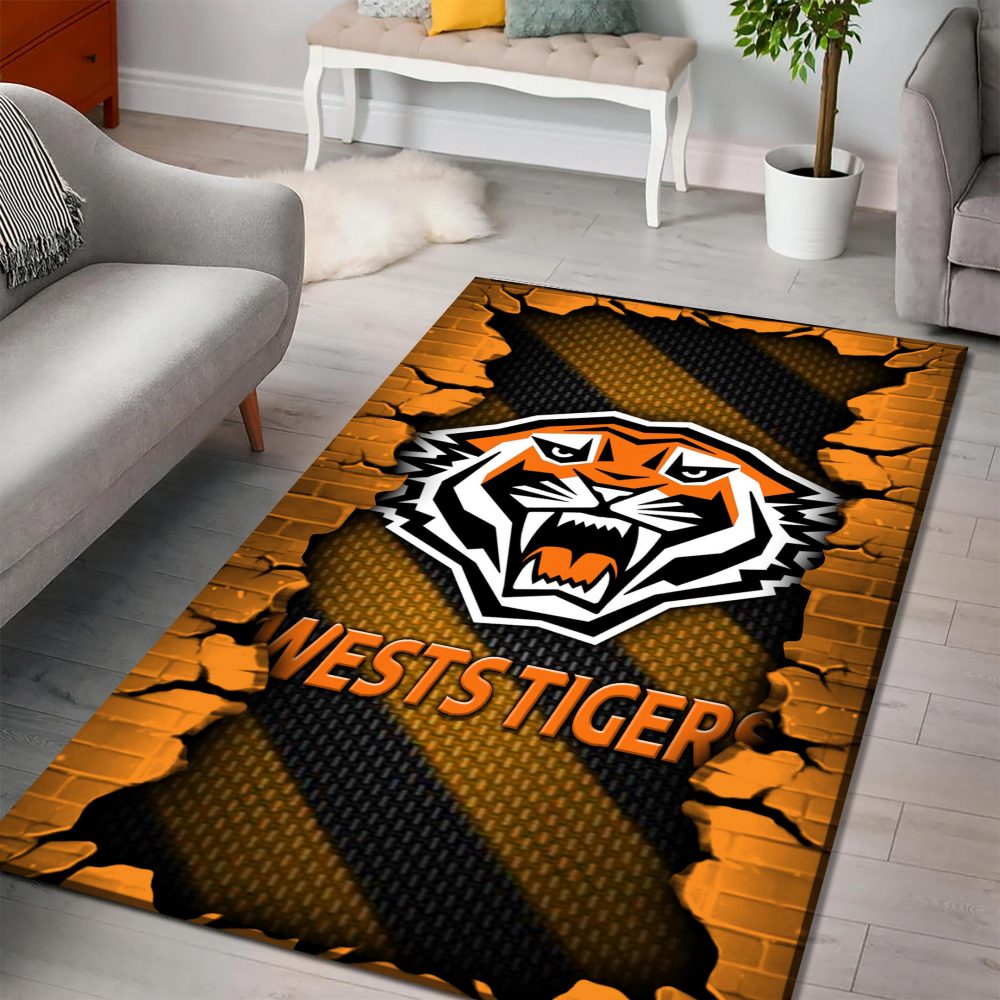 Wests Tigers DMHF1065 Multicolor Rug