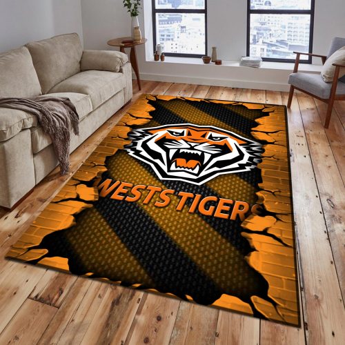 Wests Tigers DMHF1065 Multicolor Rug