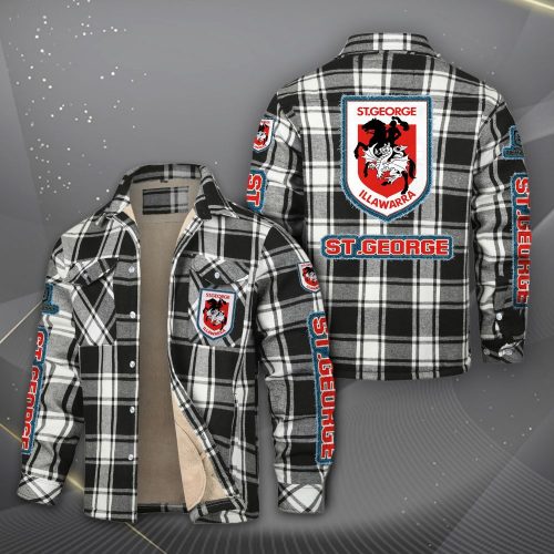 St. George Illawarra Dragons Long Sleeve Cotton Jacket VITCVA311