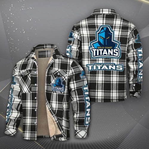 Gold Coast Titans Long Sleeve Cotton Jacket VITCVA302