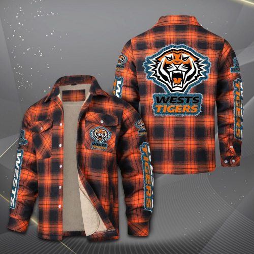 Wests Tigers Long Sleeve Cotton Jacket VITCVA313