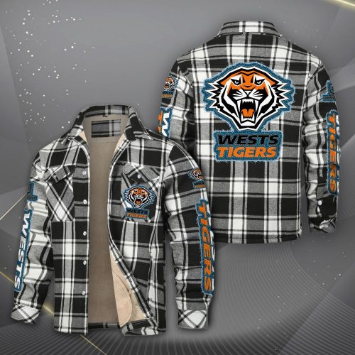 Wests Tigers Long Sleeve Cotton Jacket VITCVA313