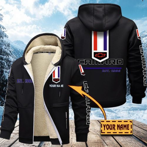 Chevrolet Camaro Men’s Thickened Zipper Hoodies VITZC011