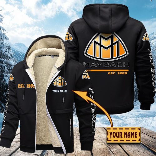 Maybach Men’s Thickened Zipper Hoodies VITZC043