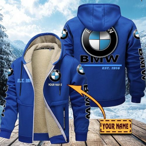 BMW Men’s Thickened Zipper Hoodies VITZC005