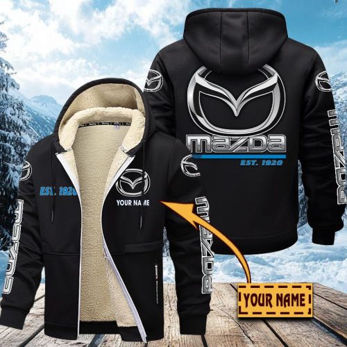 Mazda Men’s Thickened Zipper Hoodies VITZC044