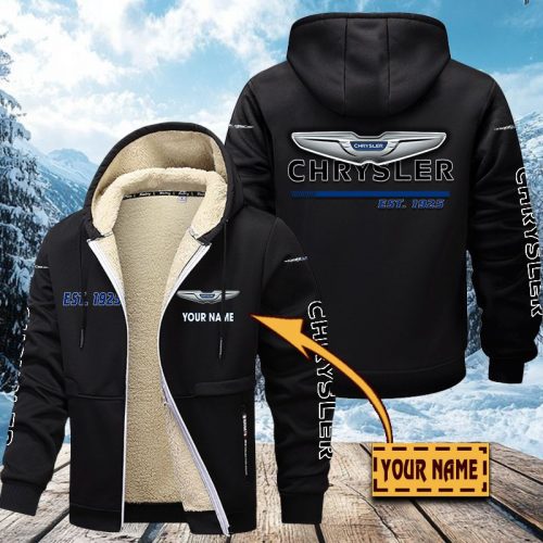 Chrysler Men’s Thickened Zipper Hoodies VITZC013