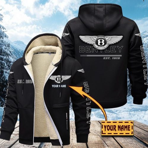 Bentley Men’s Thickened Zipper Hoodies VITZC004