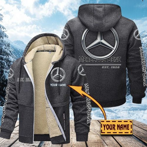Mercedes-Benz Men’s Thickened Zipper Hoodies VITZC046