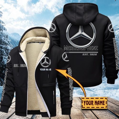 Mercedes-Benz Men’s Thickened Zipper Hoodies VITZC046