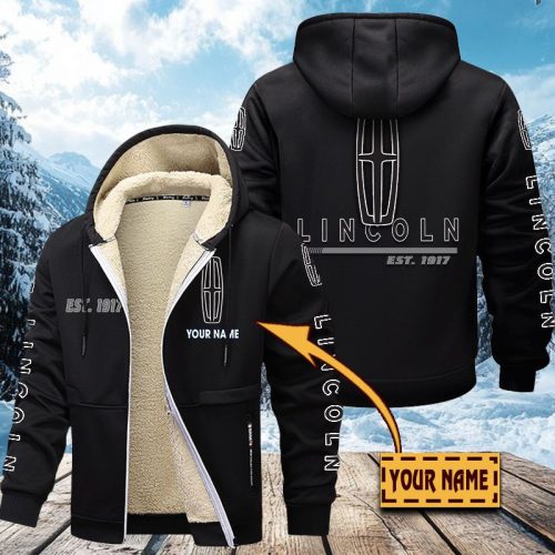 Lincoln Men’s Thickened Zipper Hoodies VITZC040