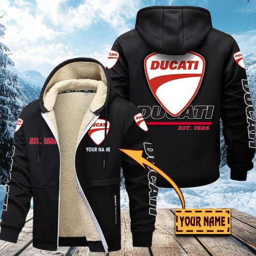 Ducati Men’s Thickened Zipper Hoodies VITZC016