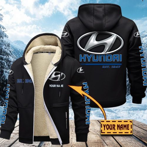 Hyundai Men’s Thickened Zipper Hoodies VITZC028