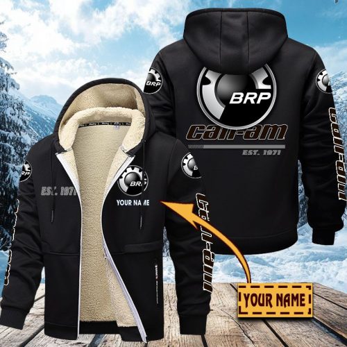 BRP-Can am Men’s Thickened Zipper Hoodies VITZC006