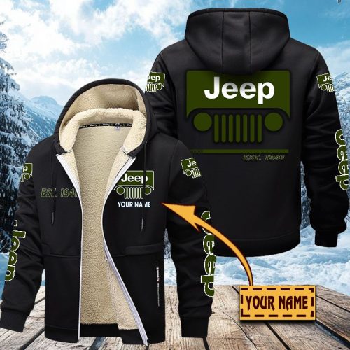 Jeep Men’s Thickened Zipper Hoodies VITZC032
