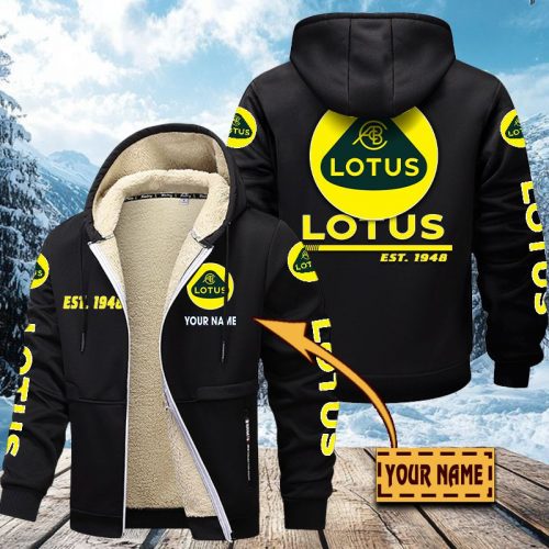 Lotus Men’s Thickened Zipper Hoodies VITZC041