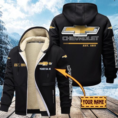 Chevrolet Men’s Thickened Zipper Hoodies VITZC010