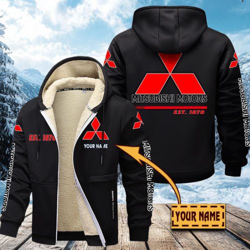 Mitsubishi Men’s Thickened Zipper Hoodies VITZC049