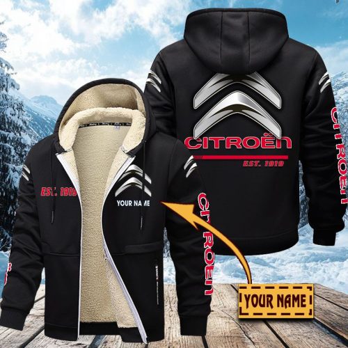 Citroën Men’s Thickened Zipper Hoodies VITZC014