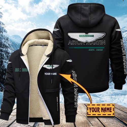 ASTON MARTIN Men’s Thickened Zipper Hoodies VITZC002