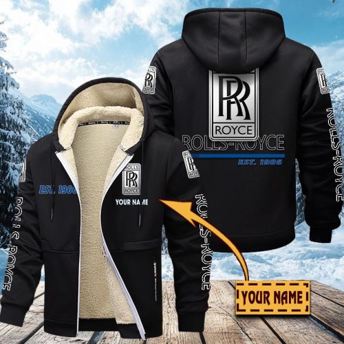 Rolls-Royce Men’s Thickened Zipper Hoodies VITZC058