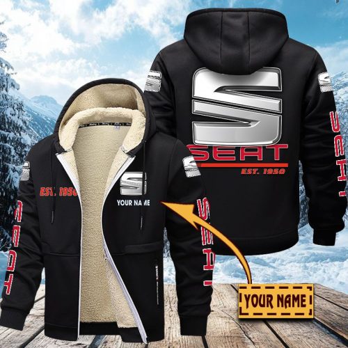 SEAT Men’s Thickened Zipper Hoodies VITZC060