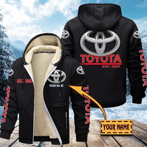 Toyota Men’s Thickened Zipper Hoodies VITZC065