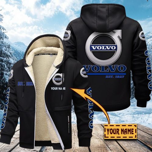 Volvo Men’s Thickened Zipper Hoodies VITZC069
