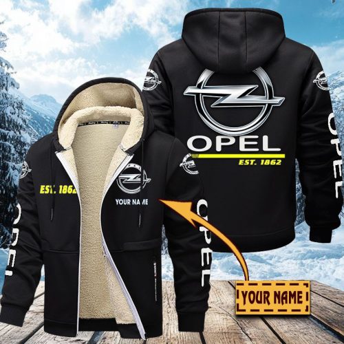 Opel Men’s Thickened Zipper Hoodies VITZC053