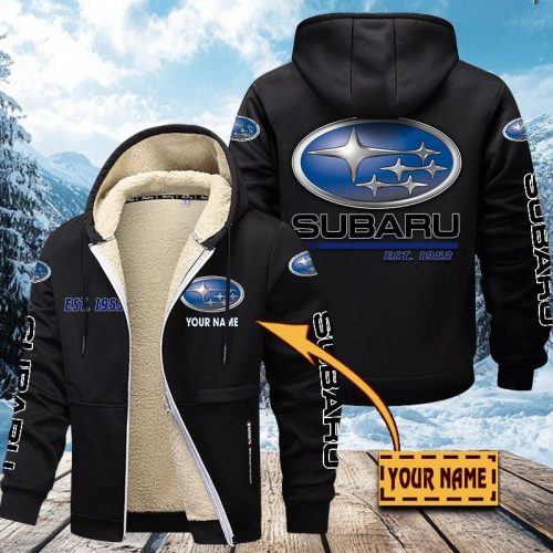 Subaru Men’s Thickened Zipper Hoodies VITZC062