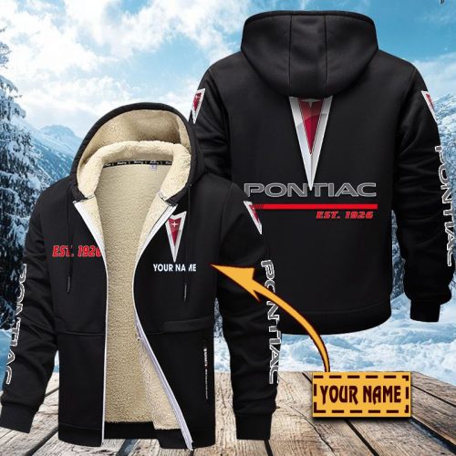 Pontiac Men’s Thickened Zipper Hoodies VITZC055