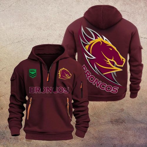 Brisbane Broncos DMHT0868 Zip Hoodie Multicolor