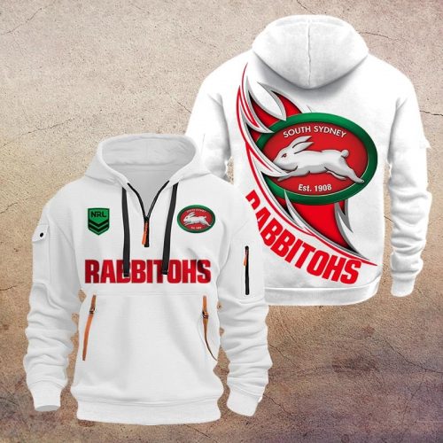 South Sydney Rabbitohs DMHT0881 Zip Hoodie Multicolor
