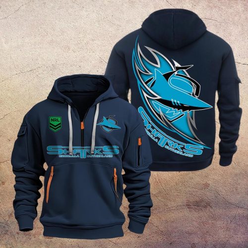Cronulla Sharks DMHT0871 Zip Hoodie Multicolor