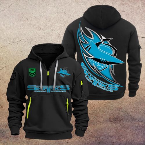 Cronulla Sharks DMHT0871 Zip Hoodie Multicolor