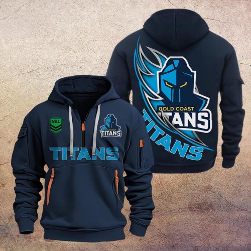 Gold Coast Titans DMHT0873 Zip Hoodie Multicolor