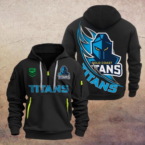 Gold Coast Titans DMHT0873 Zip Hoodie Multicolor