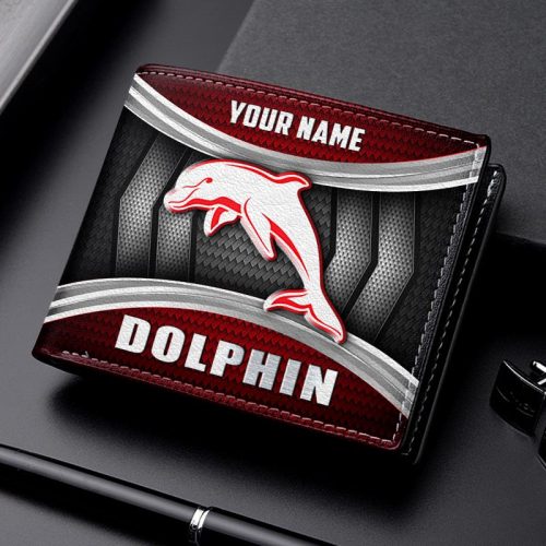 Dolphins NRL NNHD1063 Leather Wallet