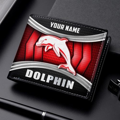 Dolphins NRL NNHD1063 Leather Wallet